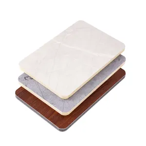Eco White Marble Holzmaserung 4 X8 1220*2440/2600/2800 Laminierte PVC-Schaumstoff platte