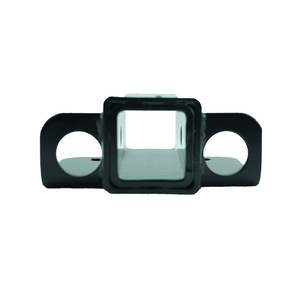 Receptor de gancho de remolque de acero al carbono negro con 2 orificios de montaje para remolque todoterreno de uso general - Product Image 1