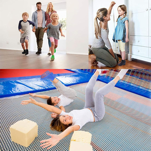 कस्टम लोगो सस्ते वयस्क बच्चे एथलेटिक स्पोर्ट्स फ्लोर पकड़ योग मोजे कस्टम विरोधी पर्ची गैर पर्ची रबर पार्क ट्रामपोलिन मोजे - Product Image 5