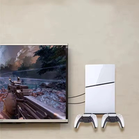Support mural en métal GP-531 pour manette de jeu PS PS5 Slim, support de rangement