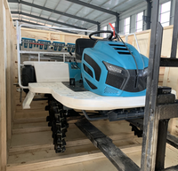 Machine à repiquer le riz Shidi avec moteur diesel de marque japonaise, type à conduite, 6 rangs, 8 rangs, repiqueuse de riz
