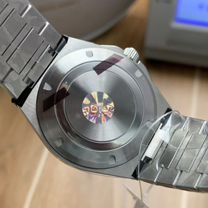 Relojes Mecánicos para Hombre de Acero Inoxidable con Esfera Azul Agua, Automáticos, con Cristal de Zafiro, Resistentes al Agua hasta 100 m, Diseño Exquisito, Más Vendidos - Product Image 3