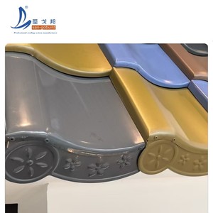 Toit <span class=keywords><strong>en</strong></span> métal d'aspect traditionnel de <span class=keywords><strong>tuile</strong></span> de <span class=keywords><strong>toiture</strong></span> décorative imperméable de Kawara pour des villas et des jardins - Product Image 5
