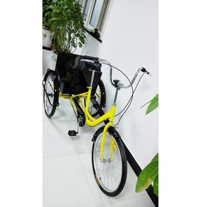 Tricycle cargo de 24 pouces avec grande boîte arrière en acier, 10 pièces - Product Image 4