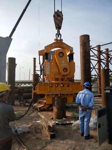 Mesin Pemasang Tiang Pancang DZ90A Palu Getar Listrik dengan Penjepit Tiang Pancang - Product Image 4