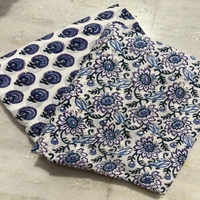 Tissu de robe en coton indien uni à fleurs rose pâle, léger et écologique, pour filles et garçons, par yard, origine indienne