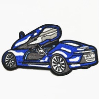 Patchs thermocollants personnalisés en tissu brodé écologique pour voitures, avec badge sur mesure pour camions, casquettes, sacs - Multi-usages et personnalisables