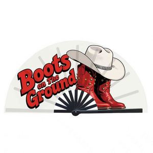 Abanico Plegable de Plástico Grande y Colorido de 33 cm Personalizado para Hombres/Mujeres, Abanico Tallado de Kung Fu para Festivales, Baile y Regalos - Product Image 6