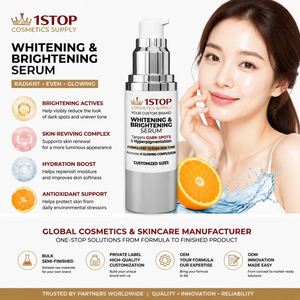 Sérum Visage Éclaircissant à la Vitamine C, Niacinamide et <span class=keywords><strong>Acide</strong></span> Hyaluronique – Formule Essentielle pour Soins de la Peau – Prise en Charge de l'Industrialisation - Product Image 3
