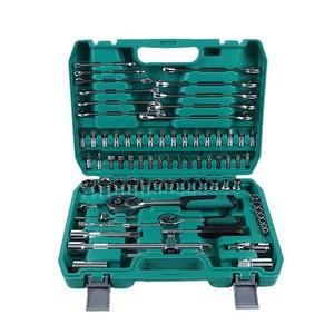78 Piece Engine Repair Tool Set 1/2 In <b>Socket</b> Drive Crv Steel Auto Repair Tool Case Hand Operated Mechanical Automotive Use - Product Image 2