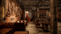 Comptoir de bar bistro traditionnel mobilier de bar pub aménagement intérieur et design de restaurant