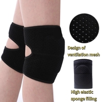 Genouillères en néoprène respirantes antidérapantes avec soutien en éponge pour le basketball, le volleyball, la course à pied, protection sportive pour adultes