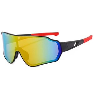 Lunettes de cyclisme unisexes tendance à grande monture pour le sport en plein air, protection solaire UV400 pour la course à pied - Product Image 6