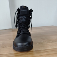 Bottes de jungle tactiques légères et respirantes en toile noire DFJB03 Asiaon