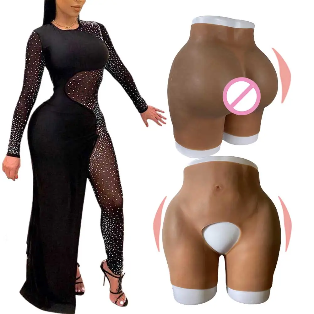 Weiche Silikon gepolsterte Push Up Panty Body Shaper 1 Zoll Hip Enhancer Butt Lifter Gesäß Hüften Enhancer Hose