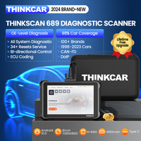 THINKCAR THINKSCAN 689 Codificación de ECU Sistema Completo Software Profesional de Escáner de Automóviles Actualización Gratuita de por Vida Herramientas de Diagnóstico Obd2