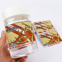 Rouleau d'étiquettes personnalisées autocollantes imperméables pour emballages de produits cosmétiques, étiquettes privées pour flacons de soins de la peau