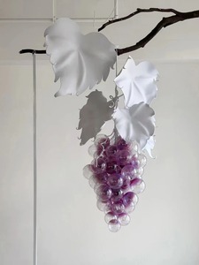 <span class=keywords><strong>Uvas</strong></span> y hojas <span class=keywords><strong>gigantes</strong></span> de EVA hechas a mano para boda, decoración de jardín, centro comercial, escaparate - Product Image 4