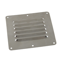 Grille de ventilation rectangulaire argentée-Convient aux bateaux, yachts et camping-cars-Taille 127x115mm