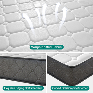 Giá thấp chất lượng cao polyester sợi Nệm Vua kích thước duy nhất tốt phần còn lại Jacquard vải mùa xuân nệm - Product Image 2