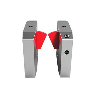 ระบบควบคุมการเข้าออกอัตโนมัติแบบพับเก็บได้สแตนเลสประตูหมุนพนังกั้นประตู - Product Image 2