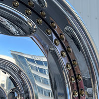 Jantes forgées en alliage 2 pièces à triple chrome et à déport profond, 18, 19, 20 pouces, entraxes 5x114.3 et 5x120, pour W124, W140, R129, W126, R107, W210, W202