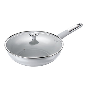 Titanium <b>Ceramic</b> Non Stick Frying <b>Pan</b> 32 Cm Round For Induction Cooktops And Household Use - Product Image 4