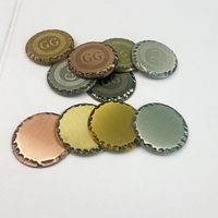 Marqueurs de balle de golf en métal personnalisés fabrication de pièces de monnaie marqueurs de balle de golf faits à la main accessoires de golf