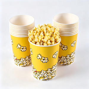 Contenedores Desechables para Palomitas de Maíz y Pollo Frito de Varios Tamaños, de 28oz a 130oz, para Snacks, Papas Fritas y Palomitas - Product Image 3