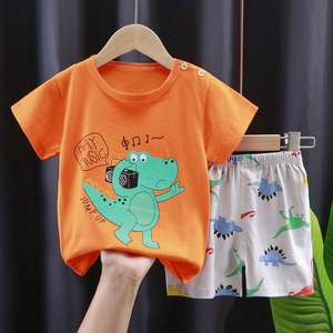 2023 dessin animé motif enfants vêtements nouveauté bébé garçon vêtements été 2 pièces enfants ensembles - Product Image 3