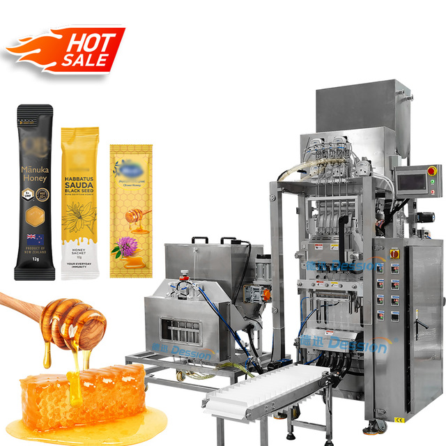 Hot Sales Automatic Multi Lane Honey Stick Filling Packing Machine Syrup Drink Liquid Sachet Packaging Machine