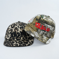 Topi Snapback cetak macan tutul kualitas tinggi topi Baseball Logo kustom topi bordir Logo kustom desain pohon asli mode baru topi Ayah kustom