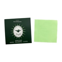 Chiffon de polissage argenté pour l'entretien des bijoux en or et argent, élimination de l'oxydation, chiffon de nettoyage professionnel, origine Fujian