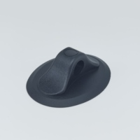 Support de corde en PVC de 90 mm, boucle de fixation pour corde de pagaie de bateau gonflable, accessoires de pont pour kayak et SUP