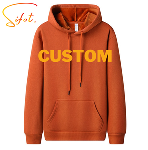 Sifot Vente en gros Sweat à capuche personnalisé pour homme, coupe courte, double capuche zippée, brodé, impression DTG, polyester/coton, 500 g/m², OEM, collection automne - Product Image 1