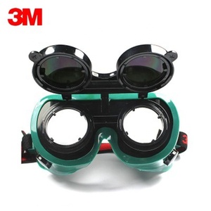 Lunettes de soudage personnalisées 3M10197, bon marché, transparentes, à lentille rabattable, bandeau élastique, protection oculaire de sécurité - Product Image 2
