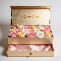 Boîte cadeau pliable en carton rigide noir mat de luxe avec logo personnalisé, grande taille, fermeture magnétique, vide, pour emballage de fleurs