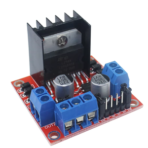 Carte d'extension de développement de pilote de moteur pas à pas DC <span class=keywords><strong>L298N</strong></span> pour robot de voiture intelligente DIY - Product Image 1