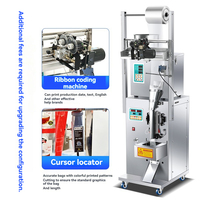 Machine à emballer automatique de remplissage d'eau de sachet de boisson 500ml Sac en plastique électrique Pompe à moteur portant 2ml Précision de remplissage facile