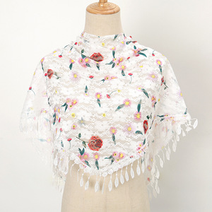 HZM-60801 लेस वेइल ट्रायंगल मेंटिला चर्च हेड कवरिंग लैटिन स्कार्फ मास वेडिंग ब्राइड्समेड्स के लिए - Product Image 2