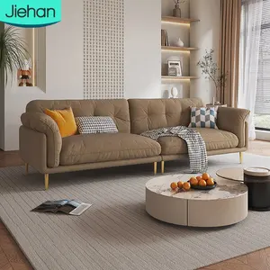 Cheap living room office modern comfort elegant sectional modular l shape wash-free Internet celebrity fabrics sofa furniture