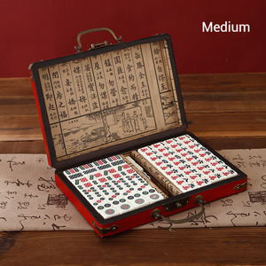 Quà lưu niệm du lịch Mạt chược, ngoại giao món quà đặc trưng của Trung Quốc hộp Mạt chược cổ theo phong cách retro đặt tiếng Anh ở nước ngoài - Product Image 6