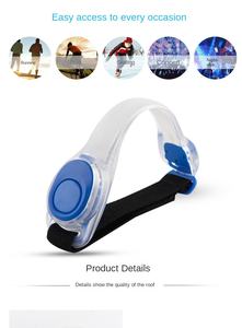 Brassard LED lumineux réglable pour cyclisme, course nocturne, marche et patinage à roulettes – Vente en gros - Product Image 3