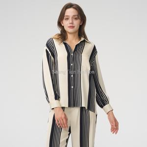 Ensemble en lin sur mesure pour femmes, pantalon droit pour femmes d'affaires, ensembles en lin à col carré pour femmes - Product Image 2