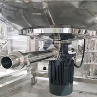 Réservoir de mélange de savon liquide et de détergent automatique motorisé personnalisable LINHONG, machine d'homogénéisation pour lavage des mains, en acier inoxydable SUS304