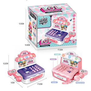 <span class=keywords><strong>Registratore</strong></span> <span class=keywords><strong>di</strong></span> <span class=keywords><strong>Cassa</strong></span> <span class=keywords><strong>Giocattolo</strong></span> Educativo per Bambini, Telefono a Pulsanti con Luci, Multifunzione in Plastica per Neonati e Bambini Piccoli - Product Image 3