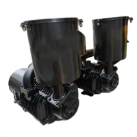 Compresor de Aire Portátil Duradero Sin Aceite de Baja Vibración Fuda de Doble Cilindro con Pistón y Enfriamiento por Aire, Montado en Camión para Cenizas Volantes 37kW