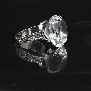 Neueste dekorative Diamant Kristall Servietten ring für die Hochzeit - Product Image 2