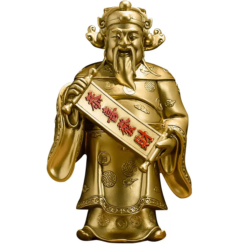Các nhà sản xuất bán buôn nhà màu đỏ thần của sự giàu có zhaocaiwen thần của sự giàu có Nhà thờ phượng cửa hàng mở thần của sự giàu có trang trí Phật