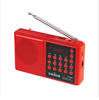 Lecteur MP3 Gurbani portable avec batterie 1200 mAh, charge USB-C, haut-parleur Coran/Bible, nouveau modèle, petite radio d'extérieur, fonction lampe torche